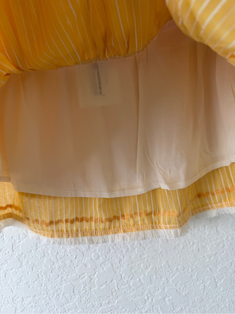 NWT English Factory/Anthropologie Pink/Yellow Tassel Mini Skirt- S- MSRP $75 - Picture 9 of 15